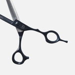 Филировочные парикмахерские ножницы 6" 40 зубьев Black Edition Melon