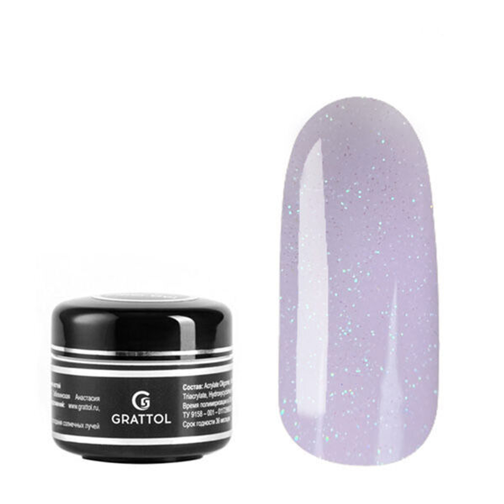 Grattol Gel Camouflage Farfor 05 - Гель камуфлирующий с шиммером, 15мл