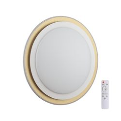 7630/EL PALE SN 000 Светильник пластик/белый/золотистый LED 72Вт с ДУ 3000-6300К D510 IP43 пульт ДУ SETTA