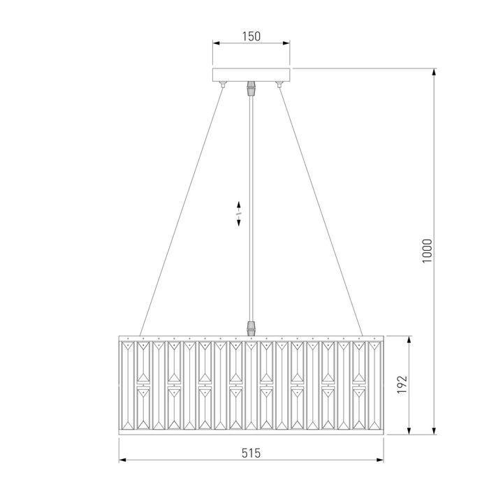 Подвесная люстра Bogates 299/5 Strotskis