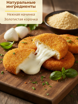 Котлета с сыром Моцарелла Оригинальная "Chizio" 1 кг