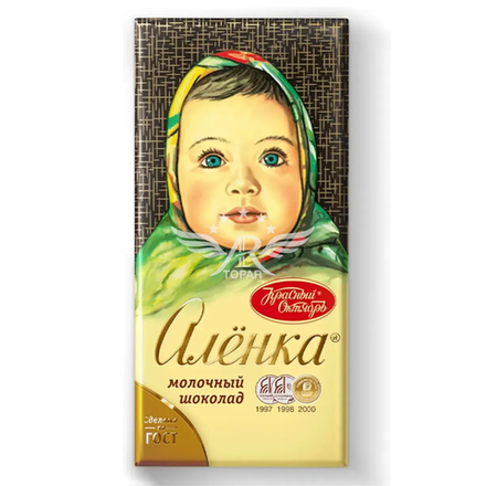 Шоколад Аленка Красный Октябрь молочный 90 гр