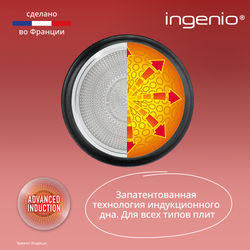 Набор посуды 6 предметов Tefal Ingenio Black Stone L3999002