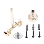 Кронштейн потолочный двойной d16/16 мм, цвет золото глянец