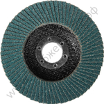 ЗУБР 115 мм, P60, КЛТ, Круг лепестковый торцевой циркониевый (36595-115-60)