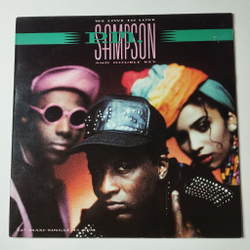 Винтажная виниловая пластинка LP P.M. Sampson And Double Key We Love To Love (Germany 1990) 45 RPM Maxi Single