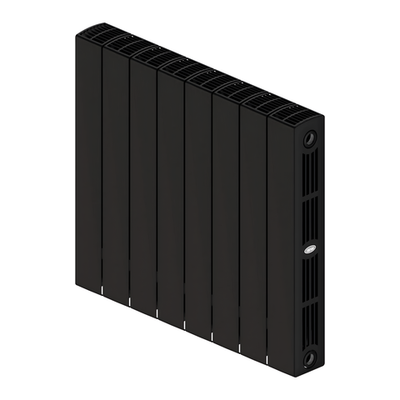 Радиатор биметаллический Rifar SUPReMO 500 (Антрацит) 8 секций боковое подключение