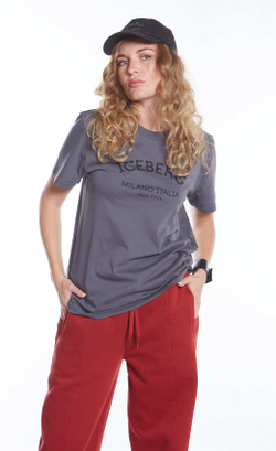 ФУТБОЛКА ПРЯМОГО КРОЯ ИЗ ХЛОПКОВОГО ТРИКОТАЖА