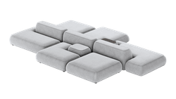 Модульный диван Генрих (Genrih), 4560 мм Двусторонний