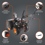 Снегоуборщик бензиновый PATRIOT PS 601