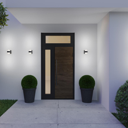 359298 STREET NT24 774 черный Светильник ландшафтный настенный IP65 LED 16W 4000K 175-265V OPAL