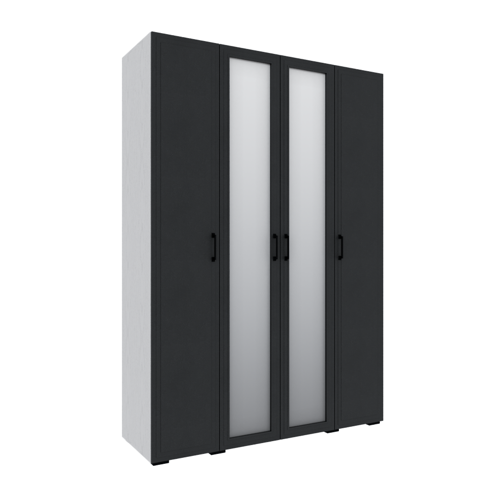 Шкаф с ящиками внутри с зеркалом Бруклин 160Ш