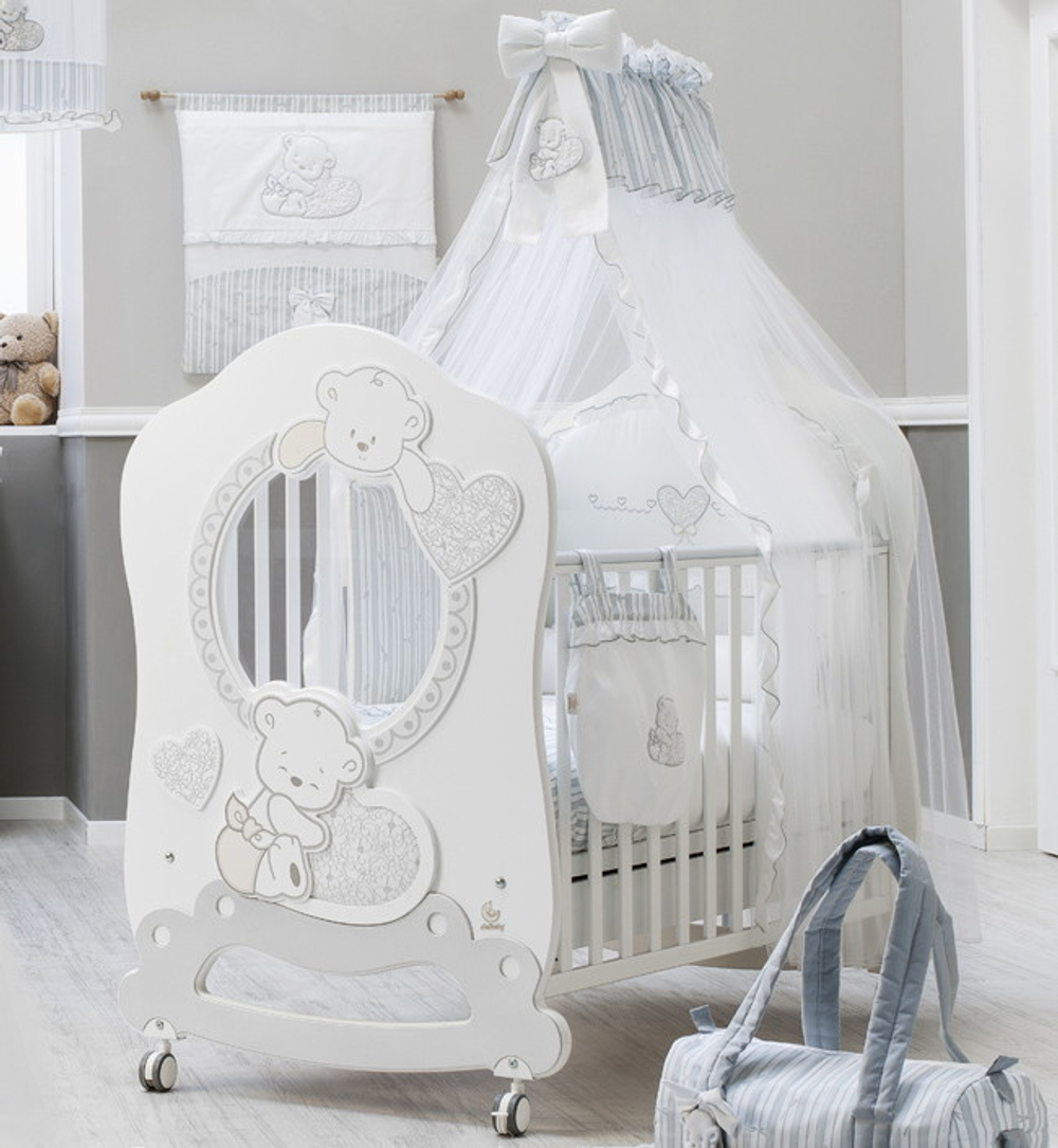 Детская кроватка Italbaby Love Oblo белый