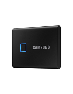 SSD Samsung T7 External 2Tb BLACK USB 3.2 (MU-PC2T0K/WW), 1year