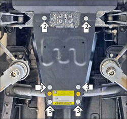 Защита КПП. 2 мм, Сталь. для Sollers SF1 2025-н.в., Motodor.78704