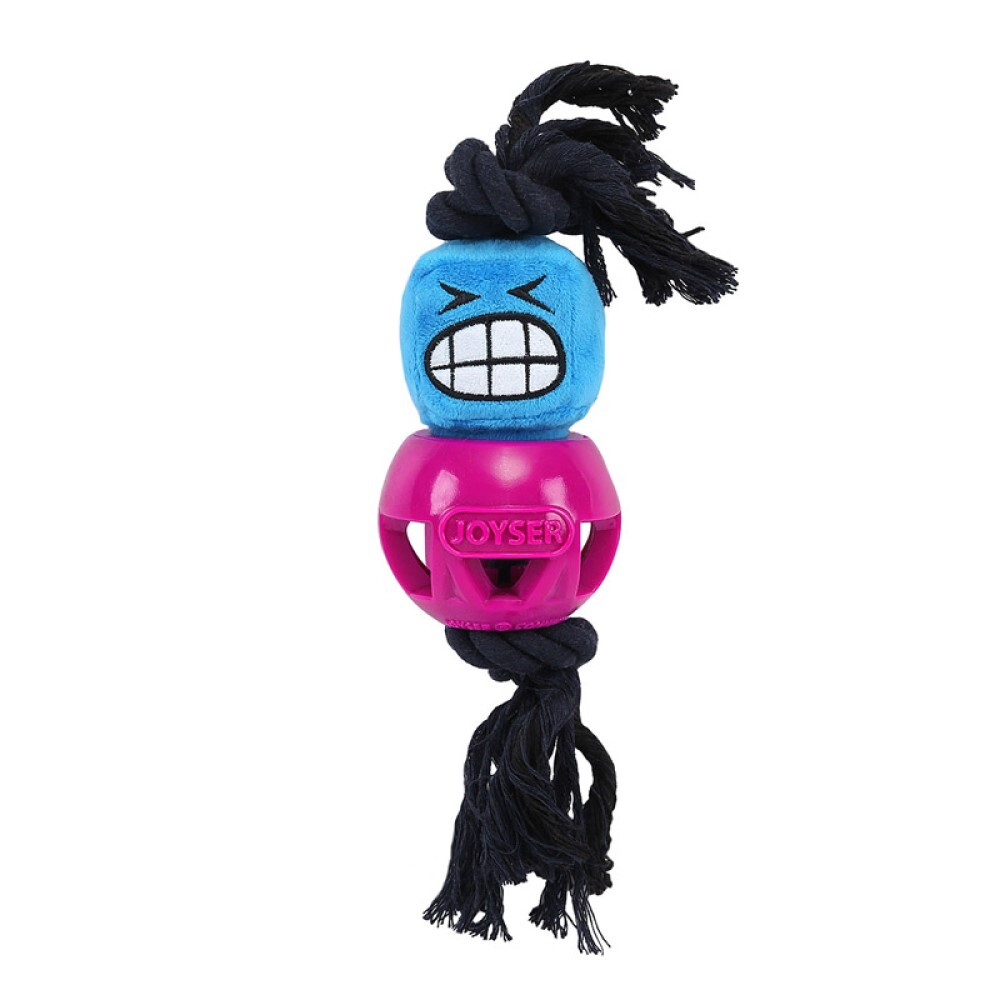 Игрушка "Веселый Джек" с мячом и пищалкой 37 см (плюш/резина) - для собак (Triol Joyser)