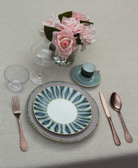 Набор столовых приборов на 6 персон 24 предметов Herdmar Betty Chocolate 45