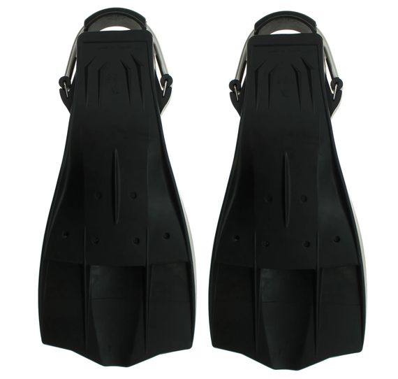 Ласты с открытой пяткой Aquatec Jet Fin черный