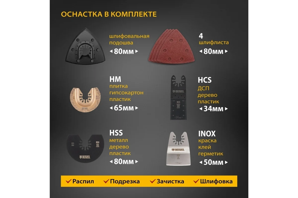 Многофункциональный аккумуляторный инструмент DENZEL MTL-IB-18-02 28401