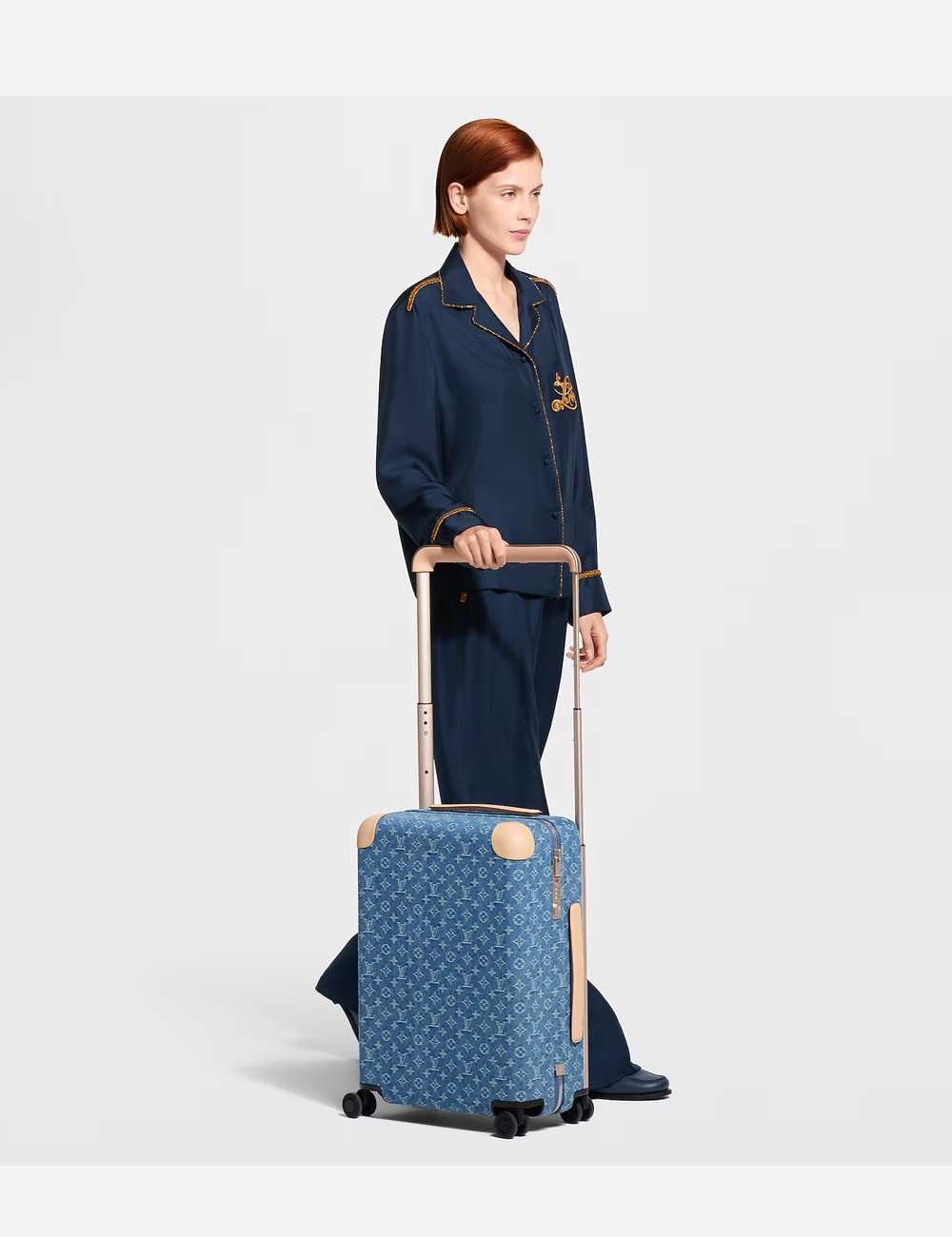 Чемодан Louis Vuitton Horizon 55 Monogram Denim "Blue"