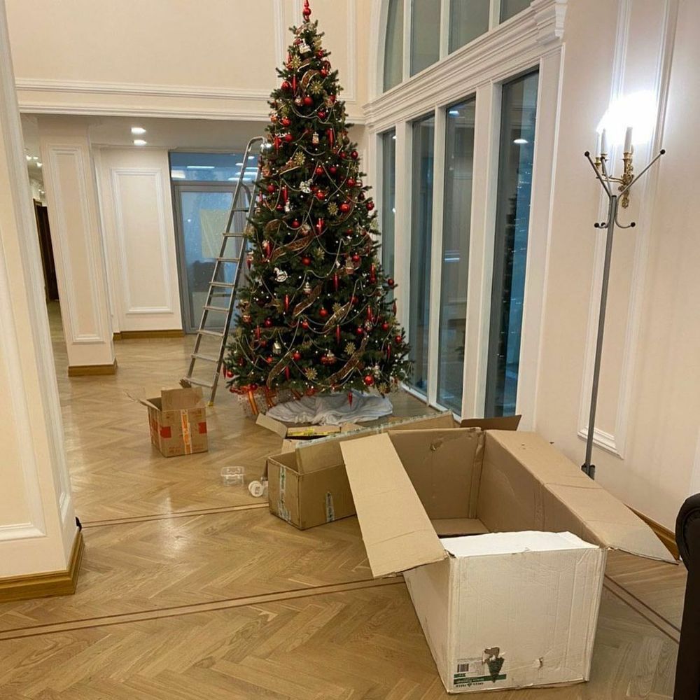 Большая елка «Сказочная» (Литая+пвх) от 3 до 8 м