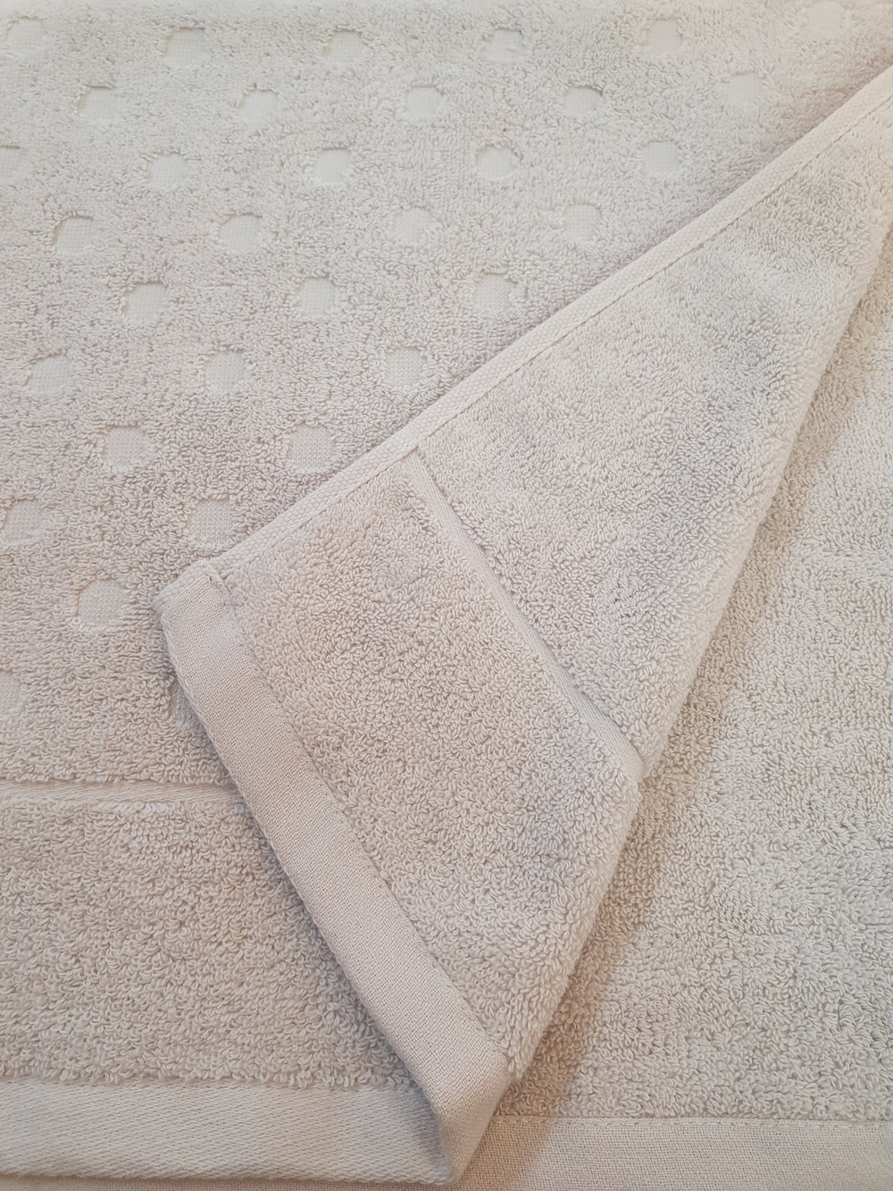 Полотенце 70/140 (махра горох однотон) 1506335