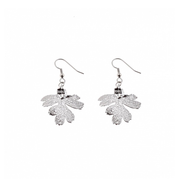 Серьги листья Ester Bijoux Боярышник LF203C-S BW