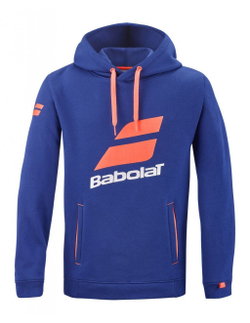 Кофта для мальчика теннисная Babolat Exercise Hood Sweat Jr - estate blue