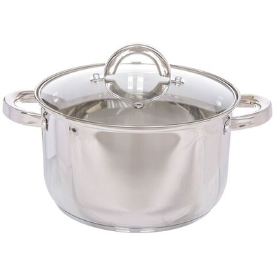 Кастрюля нерж, 4.75 л, с крыш, DNN2, SD-4268-22