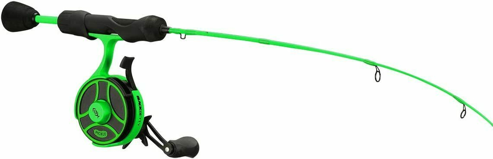 Комбо набор 13 Fishing Radioactive Pickle Ice Combo 25" MH - FF Ghost w/ NEW Line Window + Tickle Stick (Reel Seat) - под левую руку