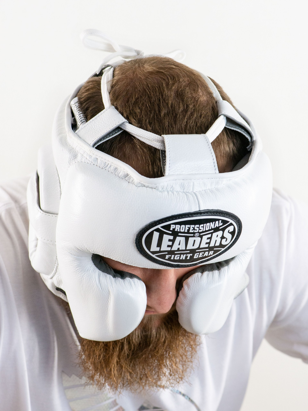 Шлем боксерский LEADERS LS MEX WH (белый)