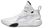 Li Ning YuShuai 17 Comfortable Abrasion Resistant High top Basketball Shoes Men"s Black White