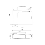 Смеситель для умывальника, IDDIS SIGSB00i01   11118