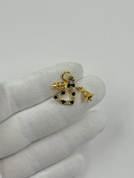 Брошь пин Ангел с колокольчиком