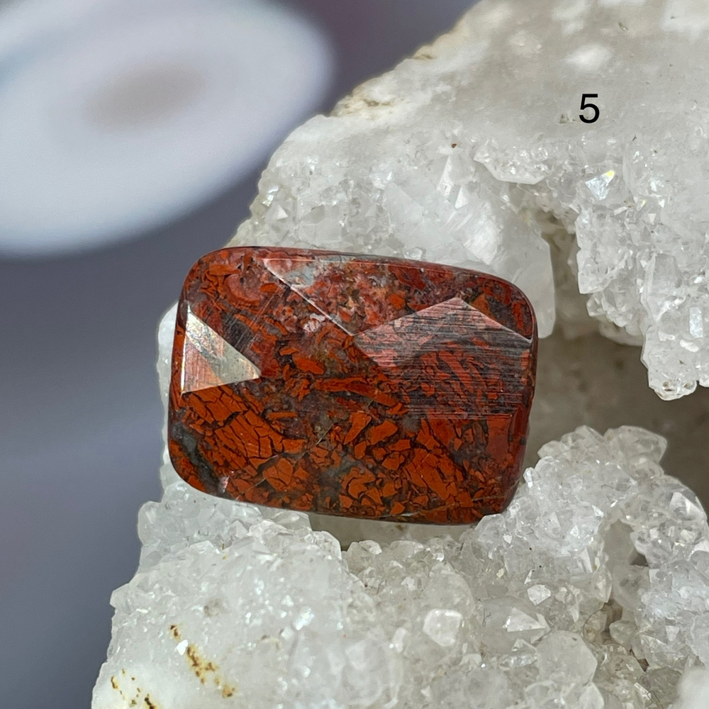 59415 Яшма Брекчиевая Бусина 13*18мм огр-69