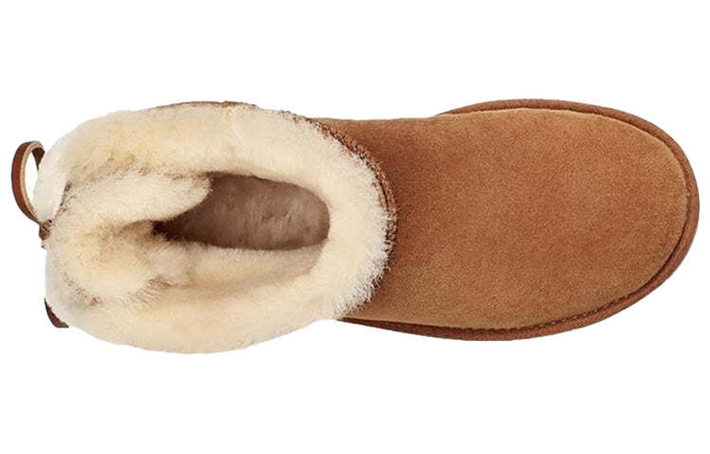 UGG Угги Classic Double Bow Mini, коричневый/белый