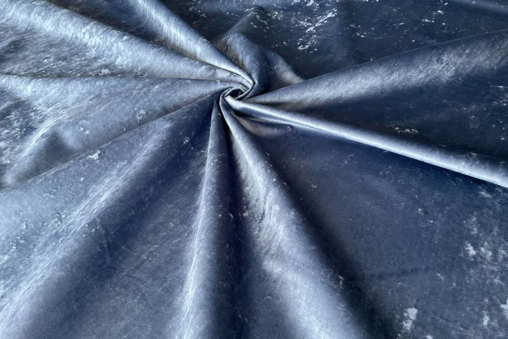 Велюр Джес 05 серо-голубой