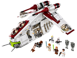 LEGO Star Wars: Республиканский истребитель 75021 — Republic Gunship — Лего Звездные войны Стар Ворз