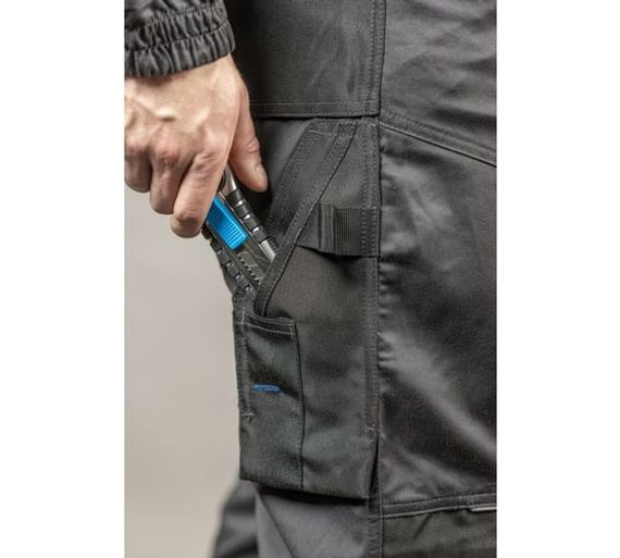 Полукомбинезон рабочий темно-серый WURNITZ Högert, арт. HT5K815