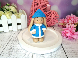 Силиконовая форма Зайка Снегурка