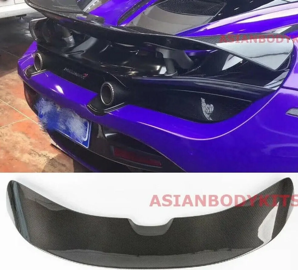 Карбоновый спойлер крыло на замену для McLaren 720S 2017-2023 МакЛарен тюнинг