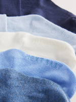 Носки для малышей Next E22-175, 5 шт., Синий, Голубой, Белый