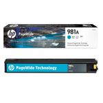 Картридж HP 981A (J3M68A) для PageWide E58650, Enterprise 556/586 голубой (6k)