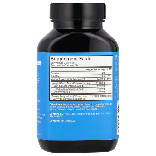 HUM Nutrition, OMG! Omega The Great™, сверхчистый рыбий жир с омега-3, 60 мягких таблеток