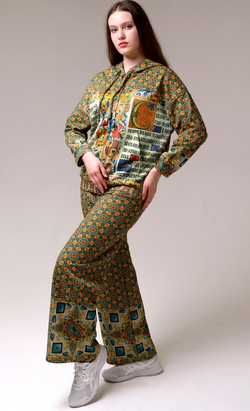 Комплект (зип худи и брюки), по мотивам иллюстраций из Испанского Часослова начала 16 века