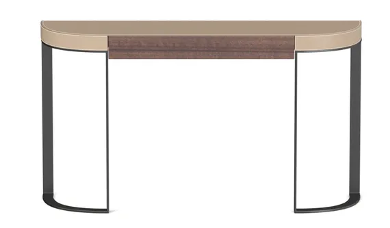 Консоль 4606, 150х84 см, дерево, металл, экокожа