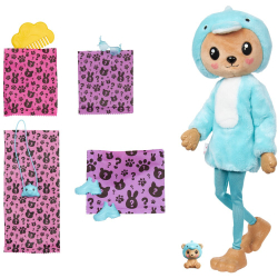 Barbie Cutie Reveal - Барби Плюшевая кукла-дельфин + питомец HRK25 / артикул   HRK22 HRK25  / GTIN 194735178582