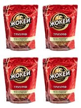 Кофе растворимый сублимированный Жокей Триумф 150 г x 4 шт