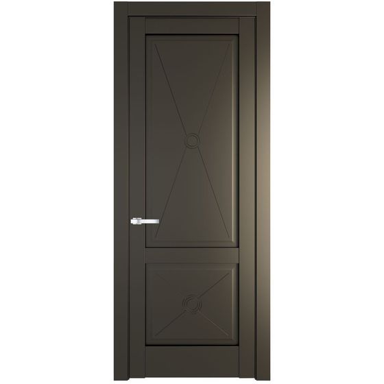 Фото межкомнатной двери эмаль Profil Doors 1.2.1PM перламутр бронза глухая