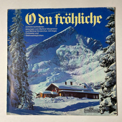 Винтажная виниловая пластинка LP Сборник Немецкие Рождественские песни O Du Frohliche (Germany 1978)